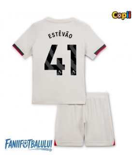 Chelsea Estevao Willian #41 Echipament de Fotbal Replică 2025-26 Copii Deplasare (+ Șorturi)